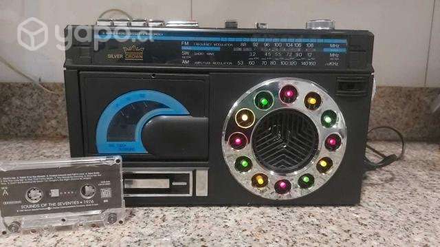Radio cassette silver crown - Imagen 4