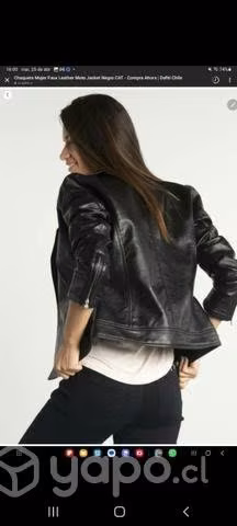 Chaqueta de cuero Caterpillar - Imagen 3