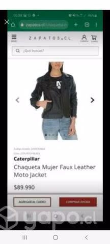 Chaqueta de cuero Caterpillar - Imagen 6