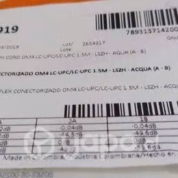 PATCH CORD Duplex Optical - Imagen 2