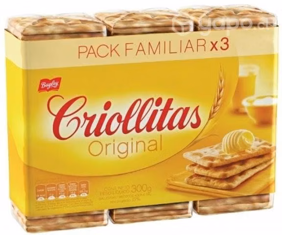 Galleta criollitas x 3