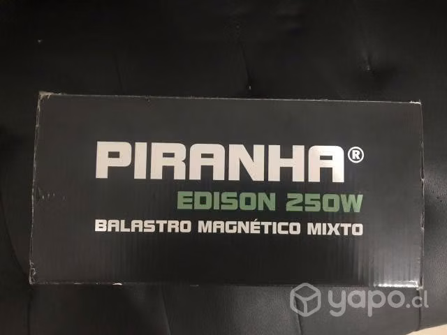 Lampara sodio balastro reflector piranha indoor