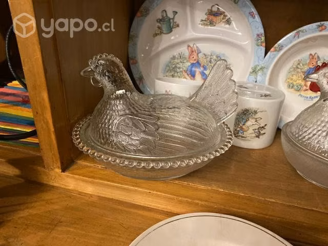 Gallina de ópalina y vidrio - Imagen 6