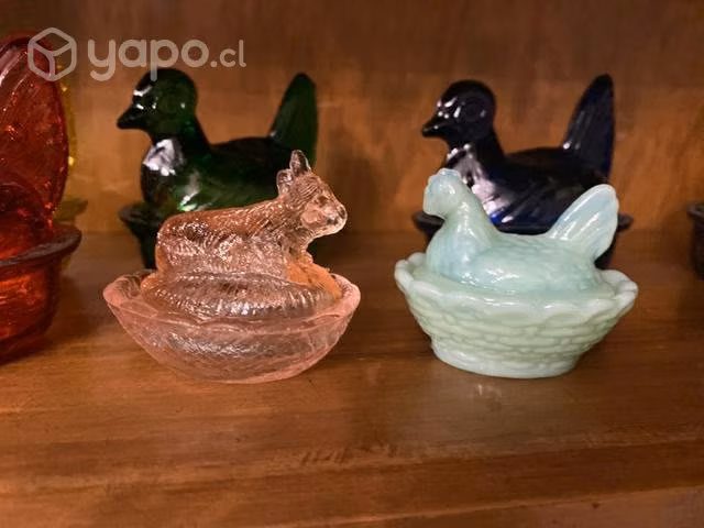 Gallina de ópalina y vidrio - Imagen 4