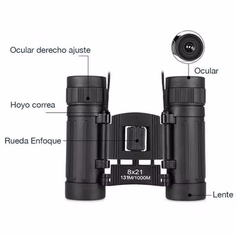 Binocular Pocket Ajustable 8x21mm Largavistas