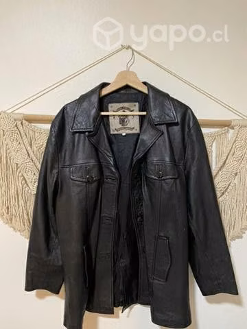 Chaqueta de cuero italiano