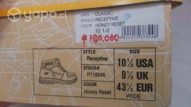 Botines cat 43 mod.oxidado exclus.