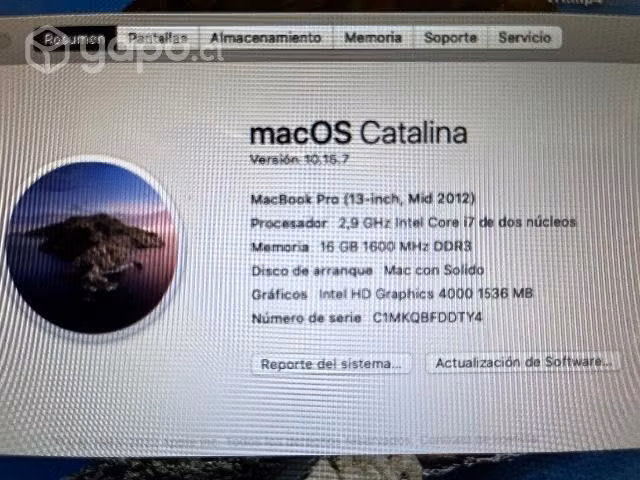 MacBook Pro mod 2012 I7 - Imagen 3