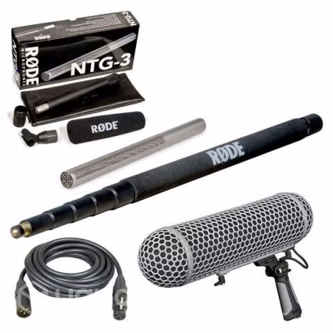 Rode NTG-3 Micrófono shotgun profesional (Embalado