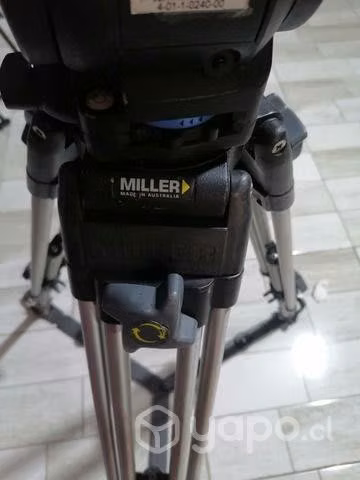 2 trípodes Miller cabezal vision
