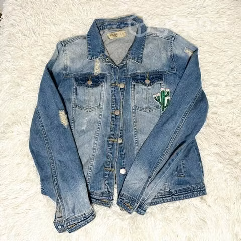 Chaqueta denim/jeans talla s-m - Imagen 2