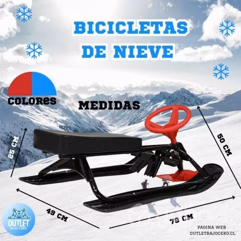 Bicicleta para la nieve - Imagen 2