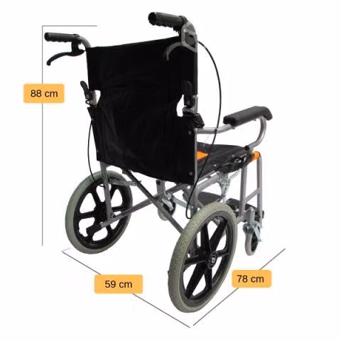 Silla de ruedas geriatrica - Imagen 2