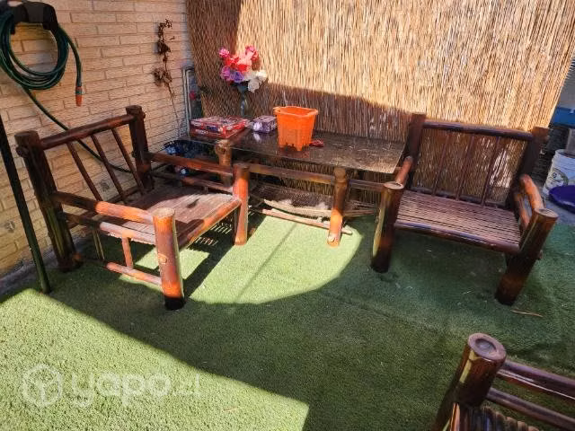 Juego de Terraza bambu