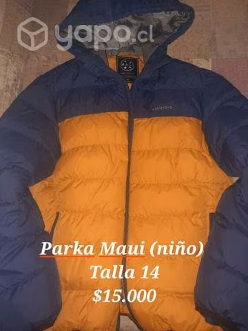 Parkas de niño talla 14