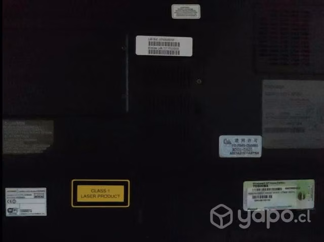 Notebook Toshiba Laptop Intel Celeron M 2GB Ram