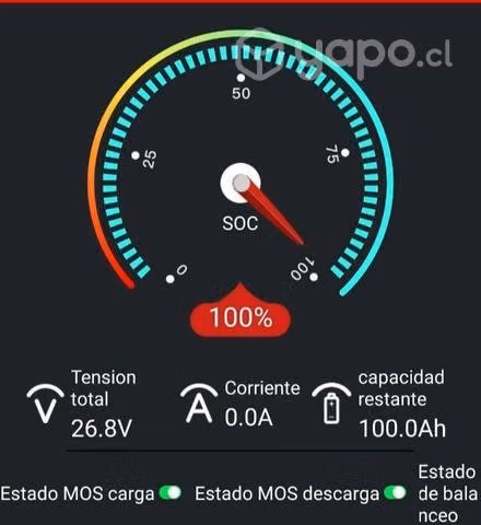 Módulo Litio Lifepo4 de 2920Wh Sistema Bluetooth