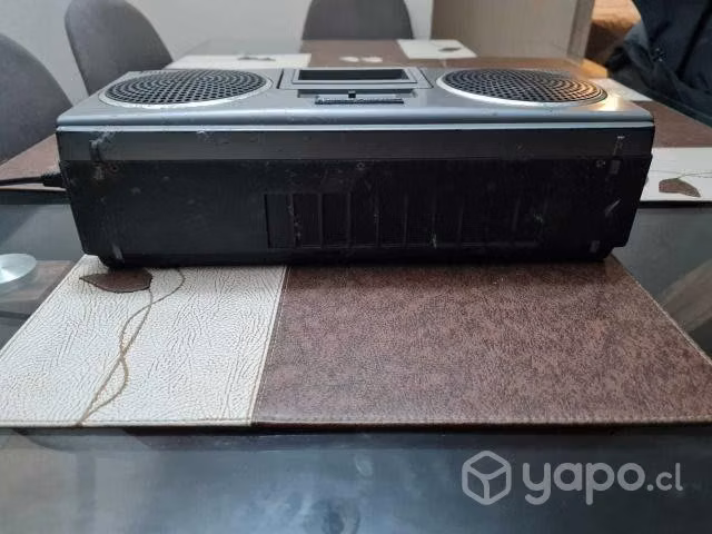 Radio national panasonic 4-bandas cassette recorde
