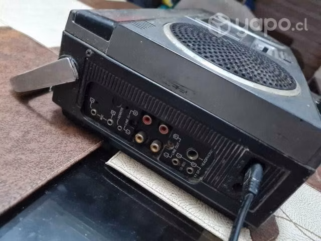 Radio national panasonic 4-bandas cassette recorde