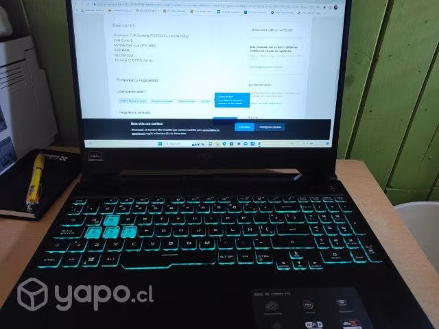 notebook gamer semi nuevo nada de uso
