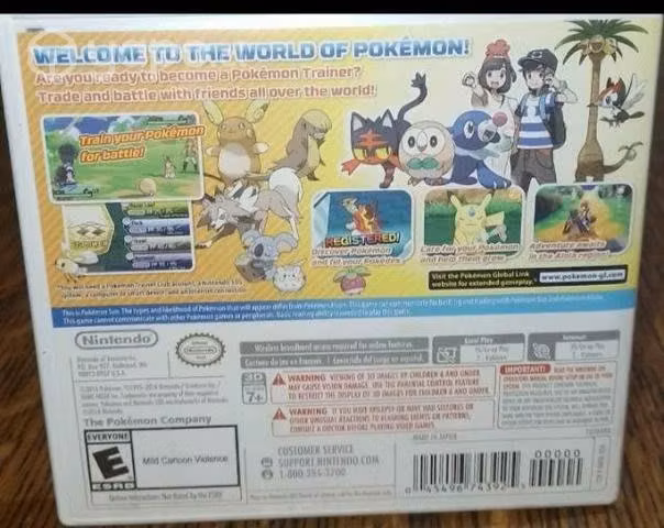 Pokemon Sol Nintendo 3ds
