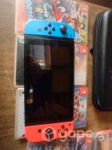 Switch + 6 Juegos Originales+ Estuche ! Ofertón