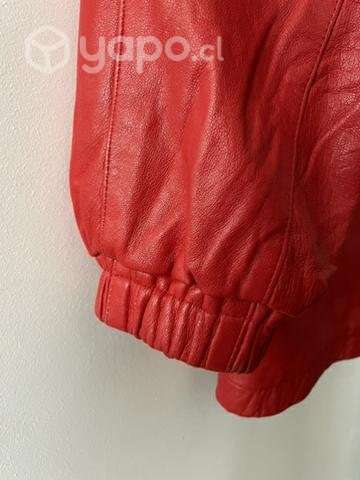 Chaqueta vintage de cuero mujer talla s/m