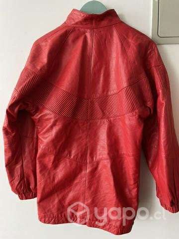 Chaqueta vintage de cuero mujer talla s/m
