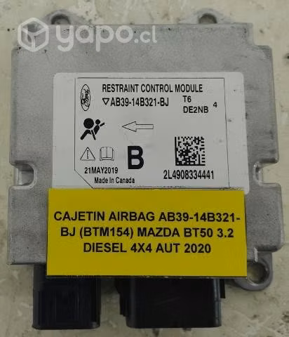 Cajetín Airbag AB39-14B321-BJ (BTM154) Mazda BT50