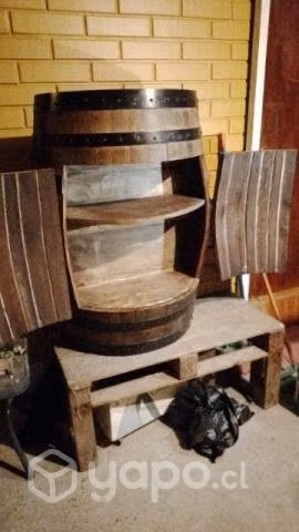 Bar Rustico de Roble