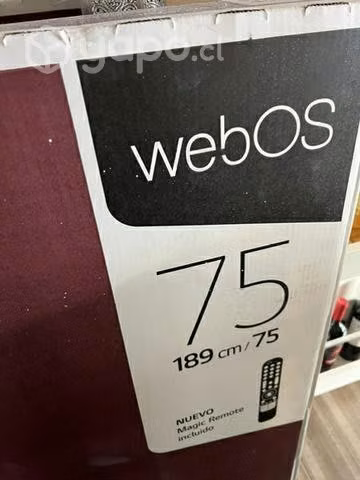 Tv LG 75 pulgadas para reparar o repuesto