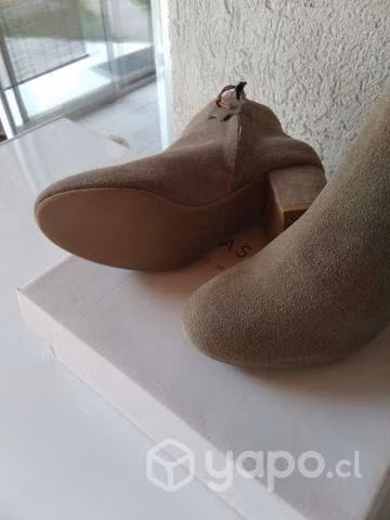Botines cuero gamuza basement - Imagen 2