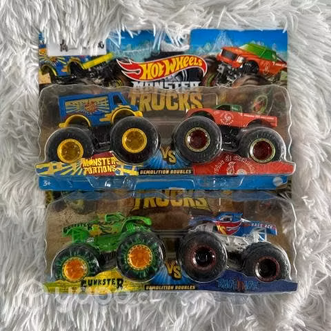 Set 2 Vehiculos Hotweels Monster Truck
