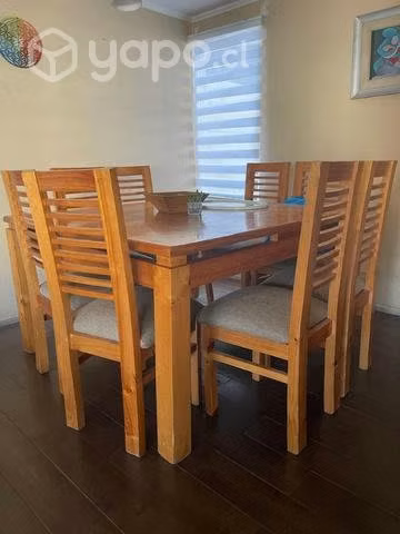 Mesa de comedor con 8 sillas - Imagen 2
