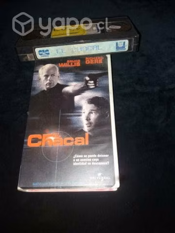 Película El chacal vhs (Bruce Willis)