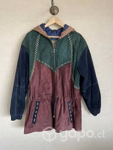 Chaqueta cuero real gamuza de USA