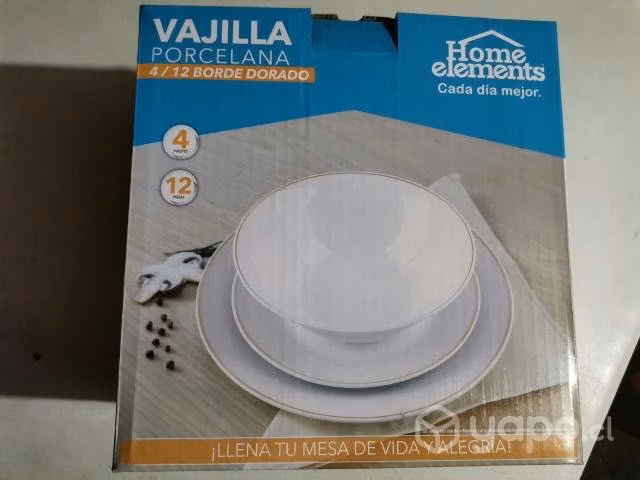 Vajilla porcelana 4/12