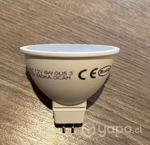 Ampolleta GU5.3 220V luz fría