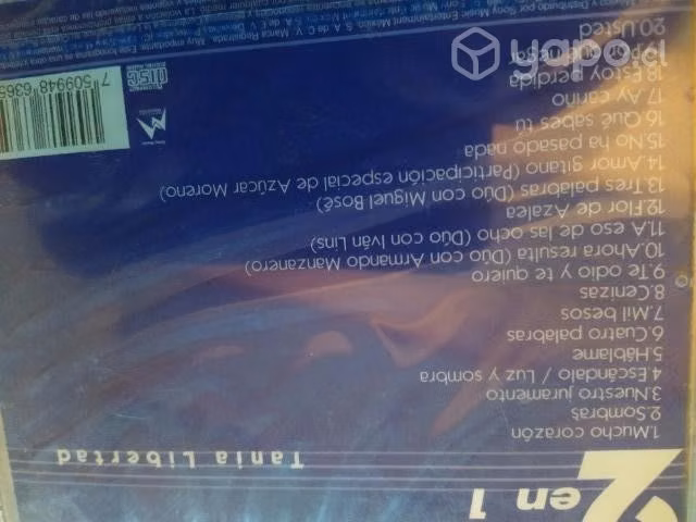 CD Tania libertad 2 en 1