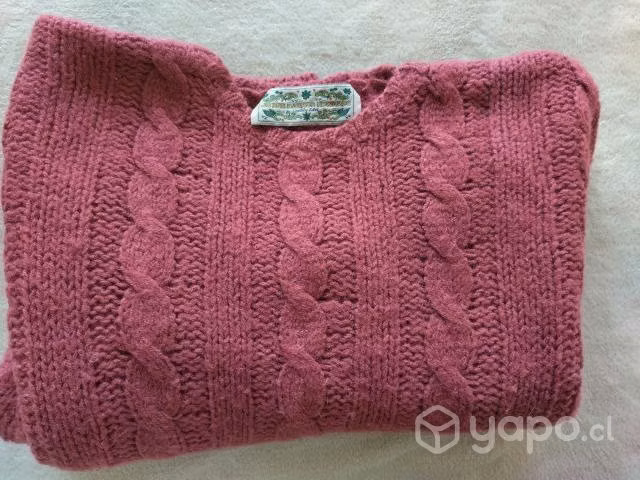 Jersey grueso de lana trensado - Imagen 4