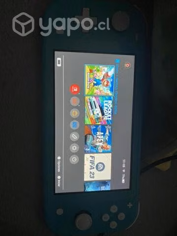 Nintendo switch lite (conversable)+ juegos + 130gb