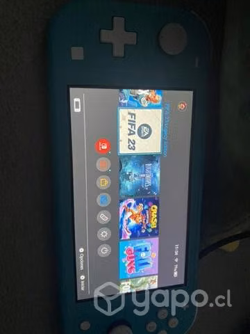 Nintendo switch lite (conversable)+ juegos + 130gb