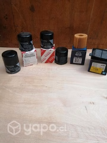 Filtros aceite Toyota Yaris Corolla Auris