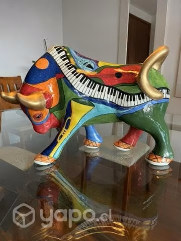 Toro Ceramica pintado