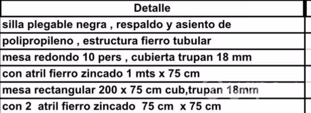 Sillas y mesas - Imagen 2