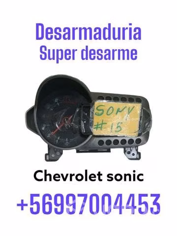 Sinoptico chevrolet sonic desarmaduria importadora