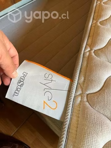 Exelente colchon king side stilo 2 rosen