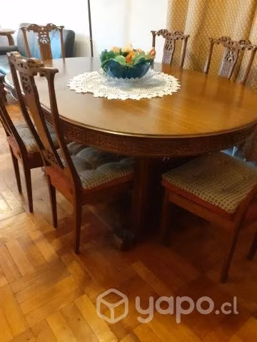 Comedor mesa bufet 6 sillas