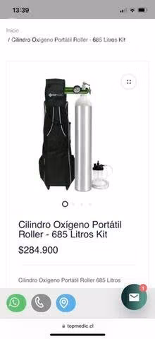 Tanque de oxígeno mediano OFERTA
