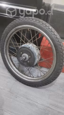 Rueda Trasera Moto Antigua Minsk Aro 18